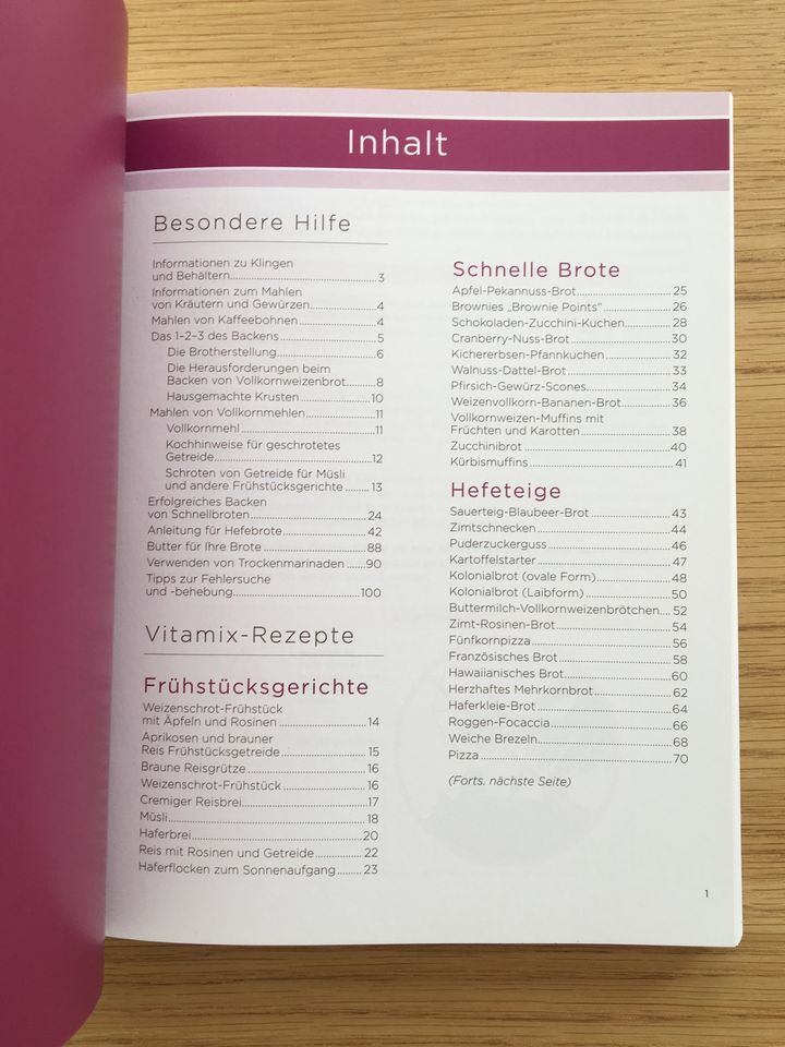 Vitamix Rezepte Kochbuch + Backrezepte in Stuttgart