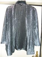 Toller Lurex Blazer schwarz-silber Gr.40-ideal für Karneval/Disco Niedersachsen - Zeven Vorschau