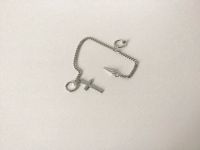 Ohrstecker mit Kettchen Ohrkette Kreuz Kegel Ohrschmuck silber Bayern - Ustersbach Vorschau