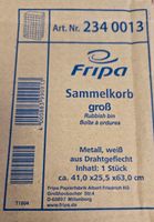 Fripa Sammelkorb groß weiß Metall Handtuchpapier NEU Nordrhein-Westfalen - Oberhausen Vorschau