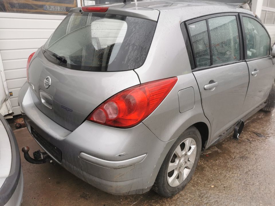 Tür hinten rechts - Nissan Tiida C11 - Grau K36 Metallic Tida in Lippstadt