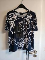 Monari Shirt blau/schwarz weiß Gr.40  wie neu! Niedersachsen - Lachendorf Vorschau