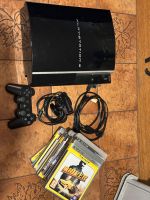 PlayStation 3Fat mit Spielen Niedersachsen - Westoverledingen Vorschau