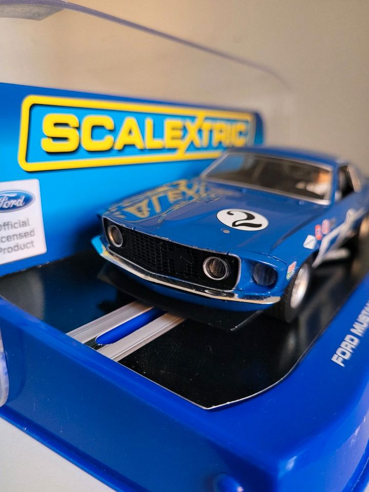 Scalextric Slotcar Ford Mustang Boss no Carrera Slotit NSR in Rosbach (v d Höhe)