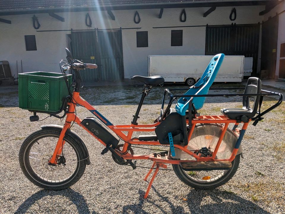 Longtail E-Bike - Lastenrad mit Zubehör - Radwagon 4 in Bayern - Lochhausen