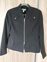 Jacke/Blazer schwarz mit Reissverschluss und Gürtel Berlin - Tempelhof Vorschau