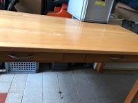 Holztisch mit 2 Schubladen Niedersachsen - Rhauderfehn Vorschau