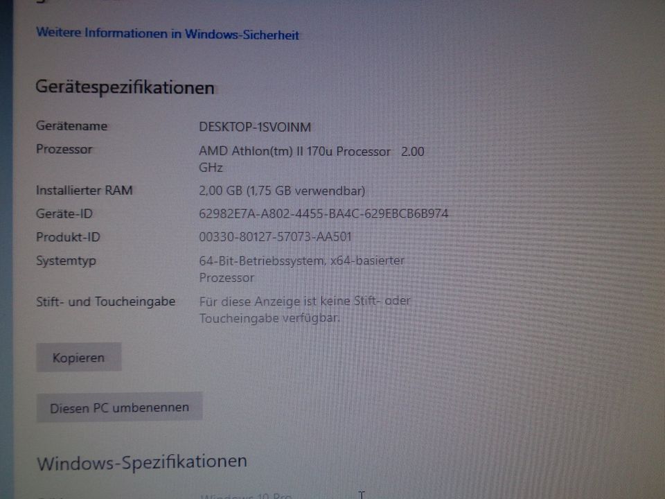 PC Acer Aspire AX 4300 in Dornum