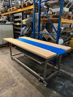 Arbeitstisch mit Laufband Holzarbeitstisch 250x103cm Bielefeld - Brackwede Vorschau