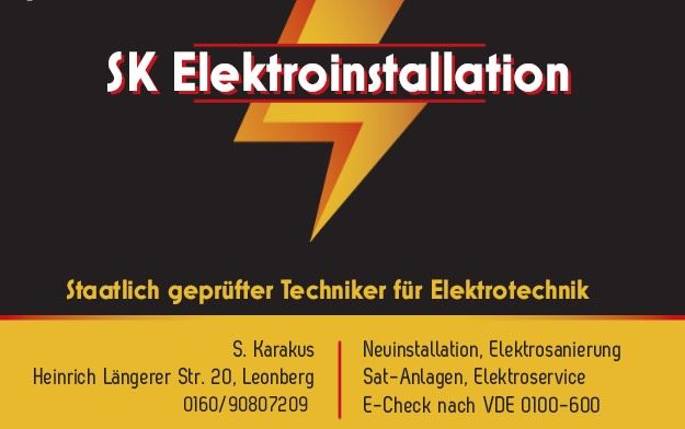 Elektriker in Leonberg