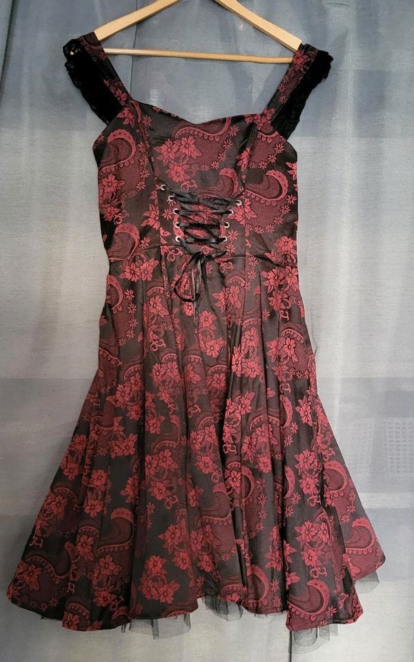 Rockabilly Gothik Kleid 44/46  aus London in Kraichtal