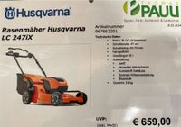 Rasenmäher Husqvarna LC247iX *Lagerabverkauf* Bayern - Grainet Vorschau