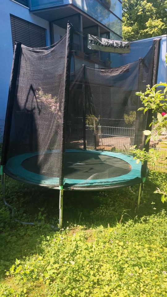 Trampolin, 245cm, 3 Jahre alt, gut in Schuss in Stuttgart