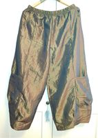 Lagenlook tolle Ballonhose aus Taft braun/olivgrün EG (M-XL) Dresden - Pieschen Vorschau