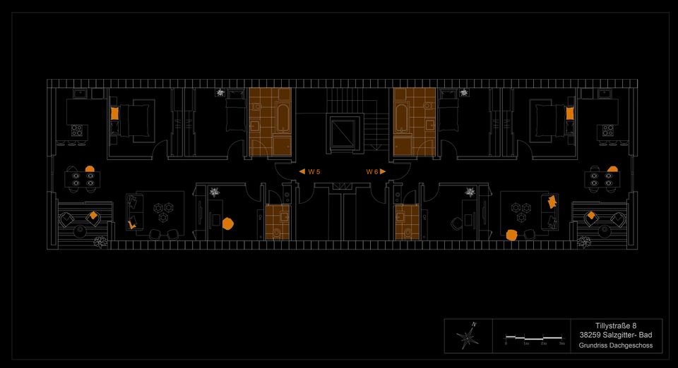 Wohnen im Zentrum - Neubau LOFT Eigentumswohnung in Salzgitter-Bad - 4 Zimmer - 2. OG - Fahrstuhl - PKW Stellplatz/Garage - Barrierefrei - Offener Wohn-/Essbereich - Bodentiefe Fenster in Salzgitter