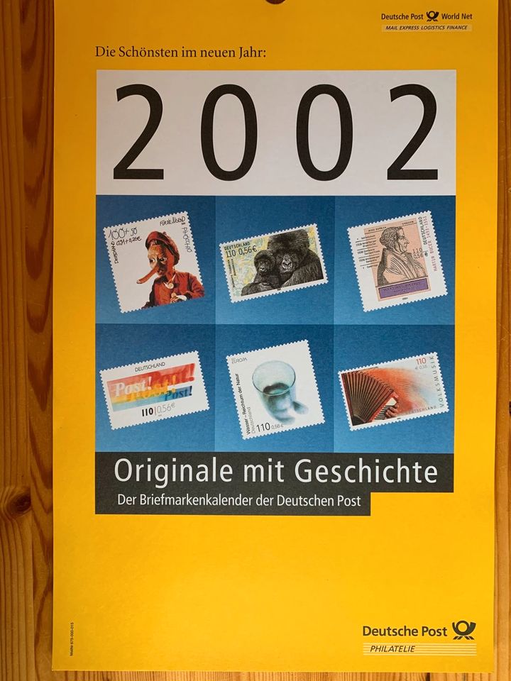 Briefmarken-Kalender 1982,1985-87,1991-94,1996,1998-2005 in Guldental