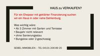 Gesucht! Haus in Dahlenburg zu kaufen Niedersachsen - Dahlenburg Vorschau