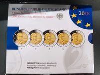 2 € 2018 Helmut Schmidt alle 5 Prägestätten PP Bayern - Hemau Vorschau