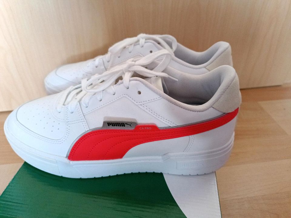 Neu Puma Sneaker weiß CA Pro Tech 44,5 white grenadine in Hamm