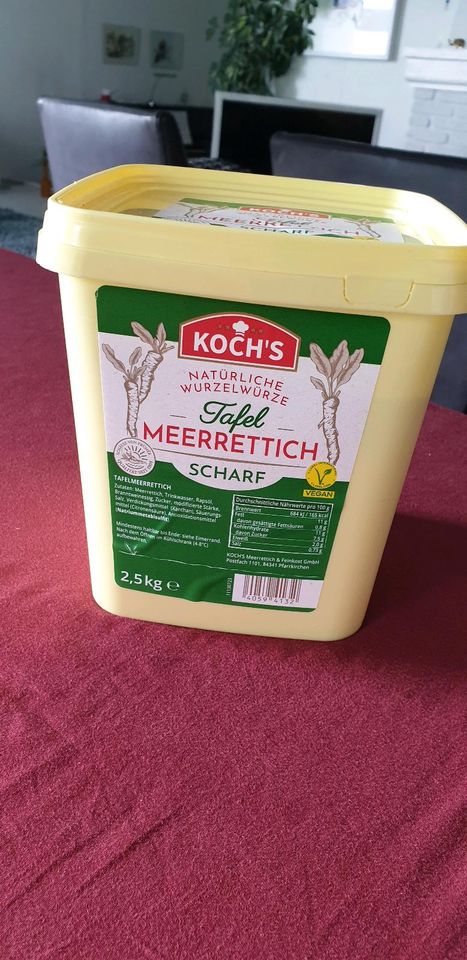 Koch's Tafel-Meerrettich, scharf, 2,5 kg. in Würzburg