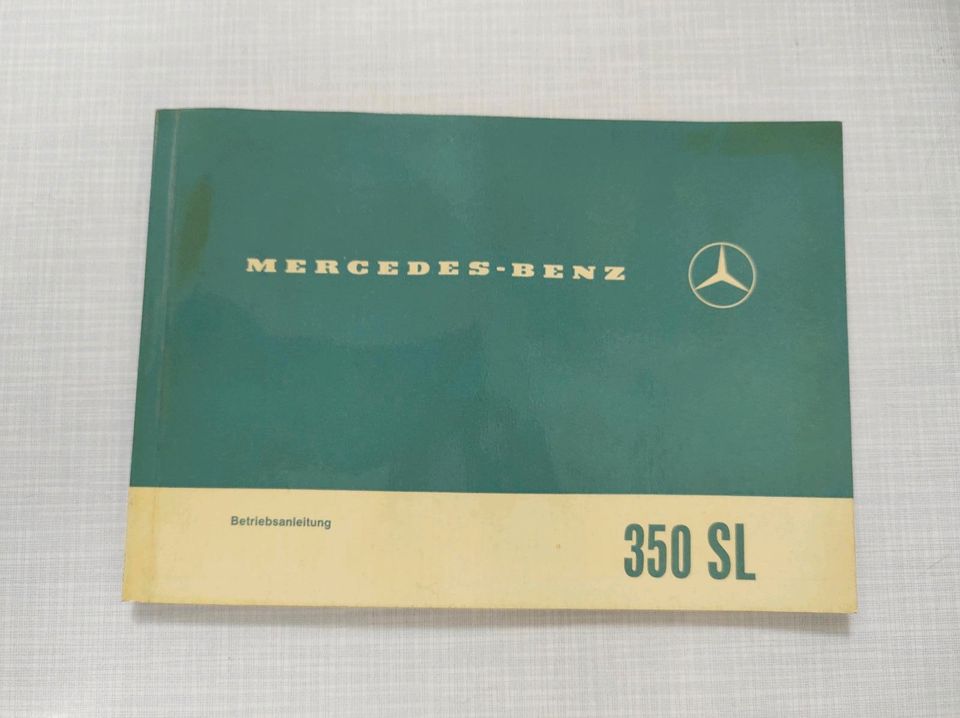 Mercedes-Benz 350 SL Betriebsanleitung in Itterbeck