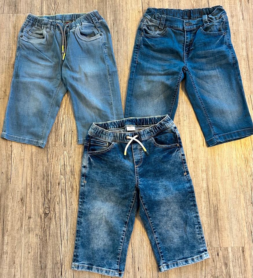 S Oliver kurze Jeans, kurze Hose Gr. 140 slim wie neu in Vestenbergsgreuth