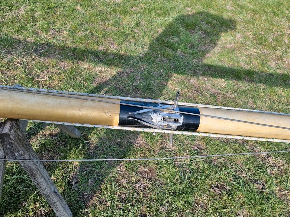 Gold  Mast Baum Drachen Segelboot Reckmann Schuldt Hamburg 1971 in Heideblick-Wüstermarke