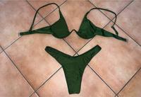 Neuwertiges Shein Bikini Set Größe M olive Saarland - Bexbach Vorschau