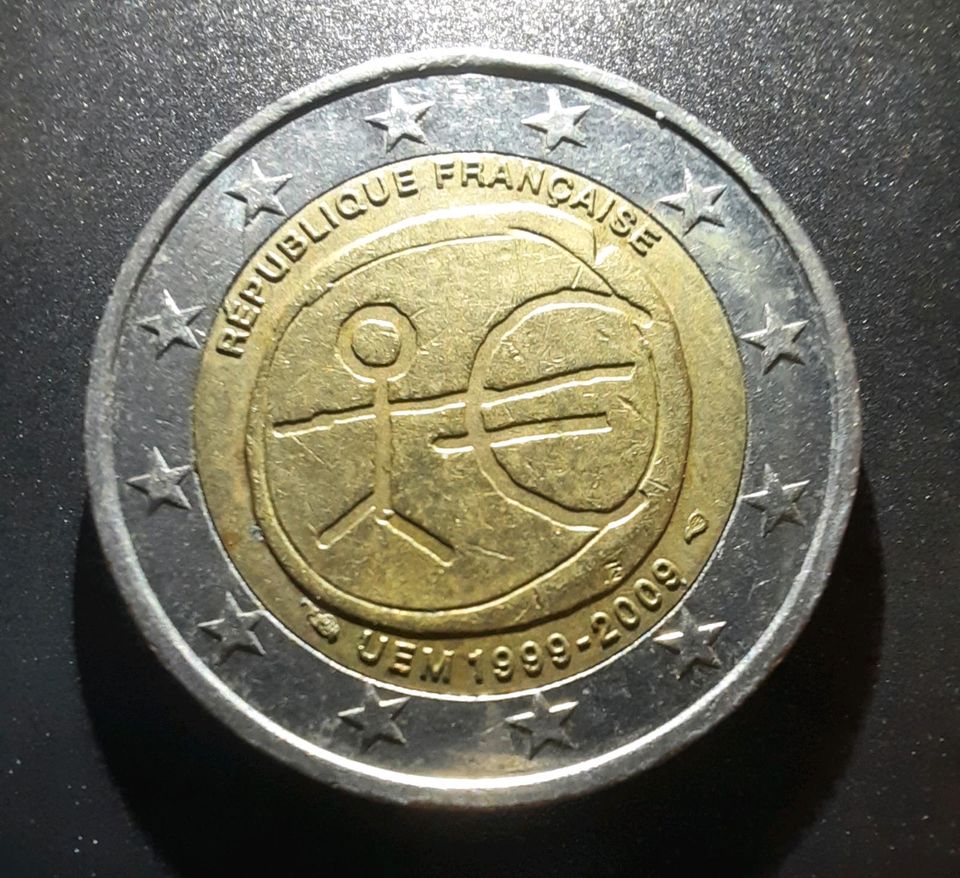 2€ Sondermünze Frankreich 2009 in Hochkirch