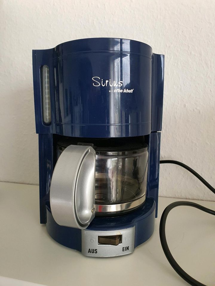 SIRIUS Kleine Kaffeemaschine ☕ für 6 Tassen Blau in Rotenburg (Wümme)