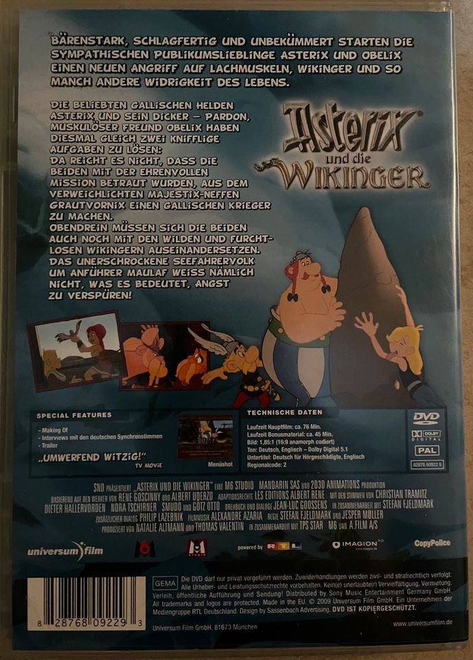 DVD Asterix und die Wikinger in Trier