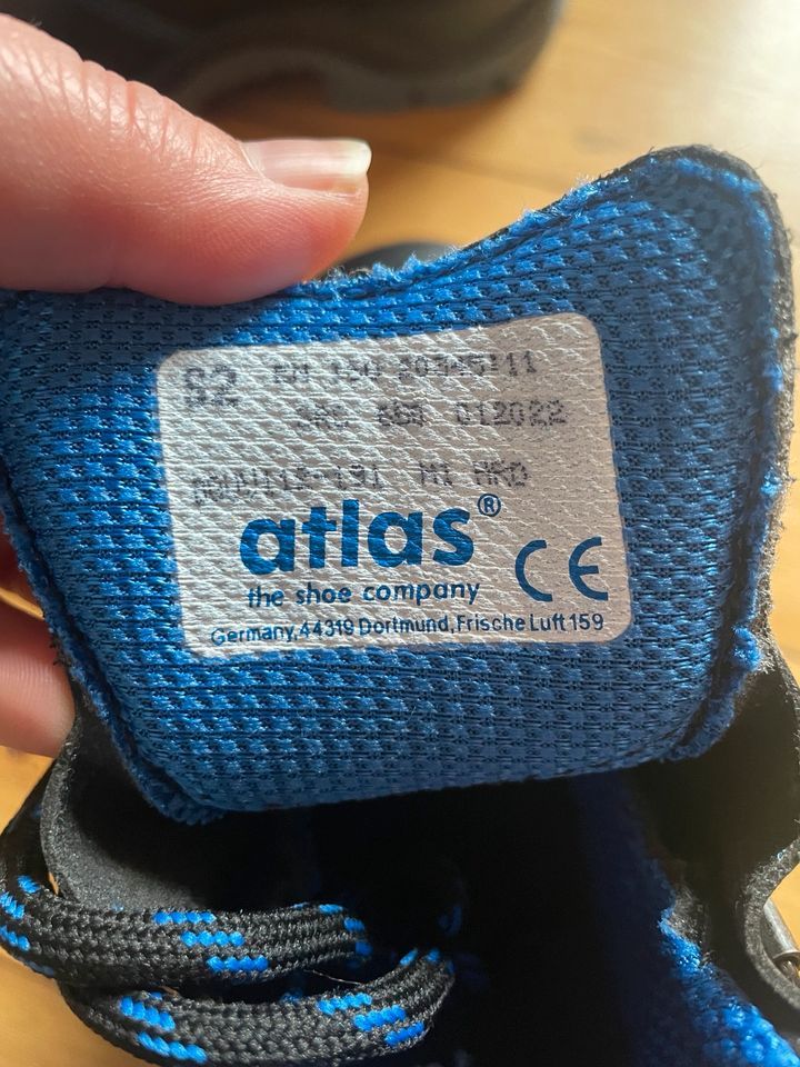 Atlas Ergo Sicherheitsschuhe Stahhlkappen Gr 40r in Krefeld