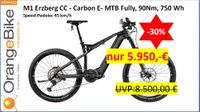 S-Pedelec M1 Erzberg CC - statt UVP 8.500,- € - E-MTB 27,5 Carbon, Fully, Brose 90Nm, 750 Wh, 45 km/h, Größe L 50cm „OrangeBikeConcept Karlsruhe E-Bike Pedelec Elektro Fahrrad“ 5076 Baden-Württemberg - Karlsruhe Vorschau