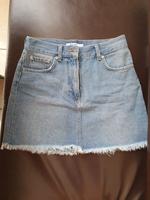 Na-kd Jeansrock Rock minirock hellblau used Look fransen 36 zara Bayern - Amberg Vorschau
