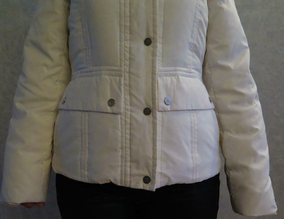 Tommy Hilfiger Daunen Jacke Weiss Gr L/G wie 38 in Duisburg