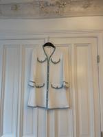 Sandro Tweed Kleid 60s Weiß-Blau 36 S neu Hamburg-Mitte - Hamburg Neustadt Vorschau