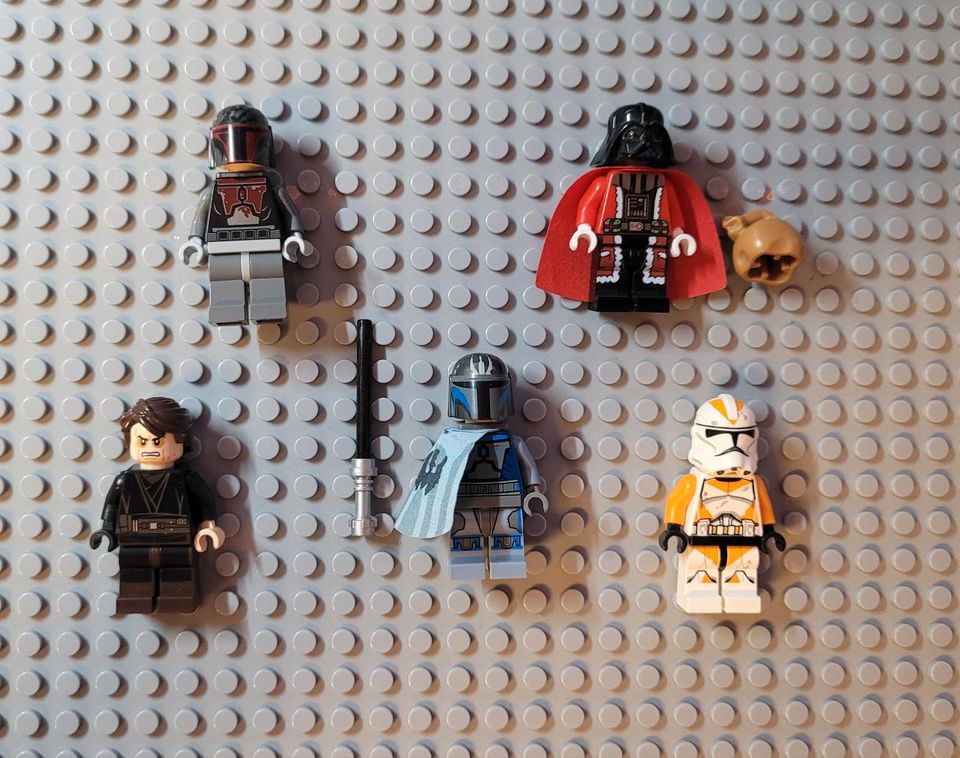 Lego Star Wars Figuren Pre Vizsla Darth Vader Anakin Skywalker in Höhenkirchen-Siegertsbrunn