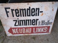Altes Werbeschild FREMDENZIMMER 70 X 50 cm, beidseitig Rheinland-Pfalz - Wittlich Vorschau