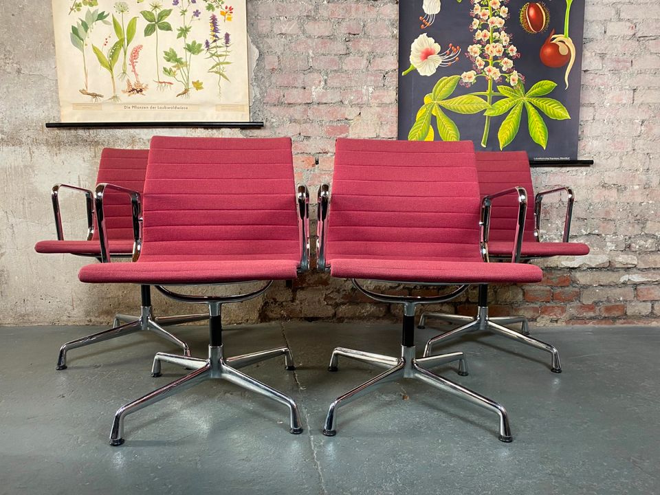 4x Eames Aluminium Chair EA 108 Vitra Bürostuhl Stuhl I 19% MwSt. in Wuppertal