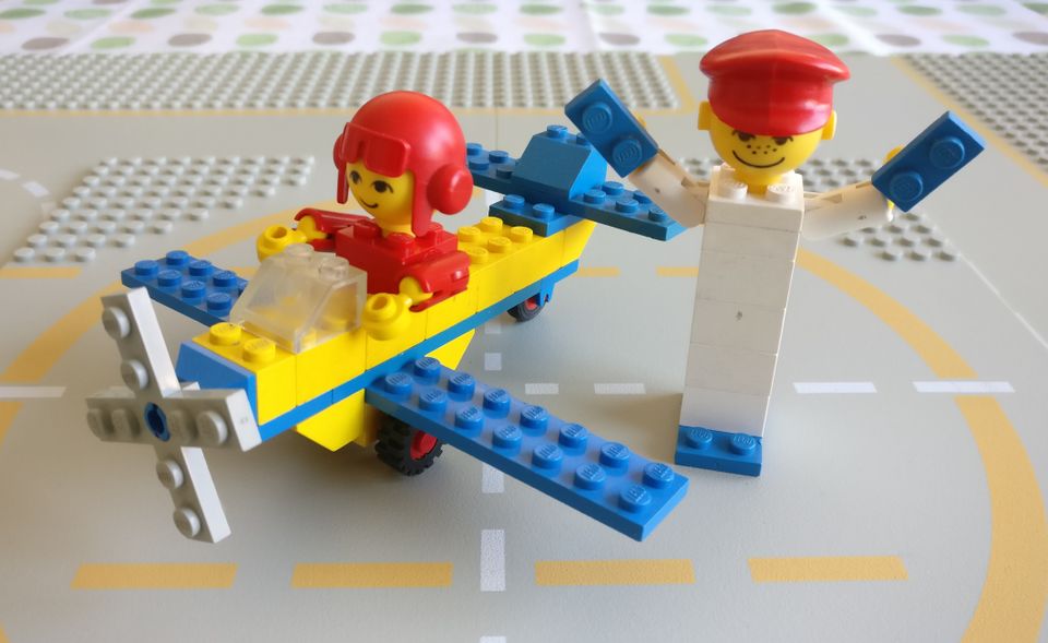 Altes LEGO Modell "Flughafen Flugzeug Tour" 213 Sammler Selten in Borken