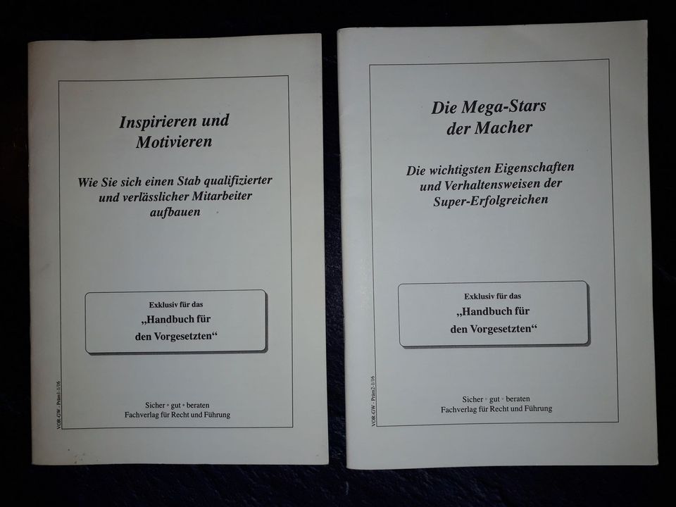 Handbuch für den Vorgesetzten mit 3 CD`s in Kleinblittersdorf