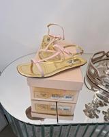 Prada Sommersandalen Schuhe rosa gold Größe 38 Tierschutz Niedersachsen - Bremervörde Vorschau