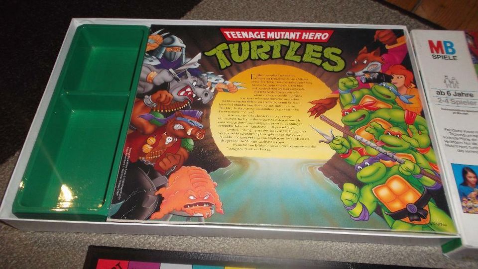 Teenage Mutant Hero Turtles-Wer stoppt Schredder? MB Spiele 1990 in Lüdersfeld