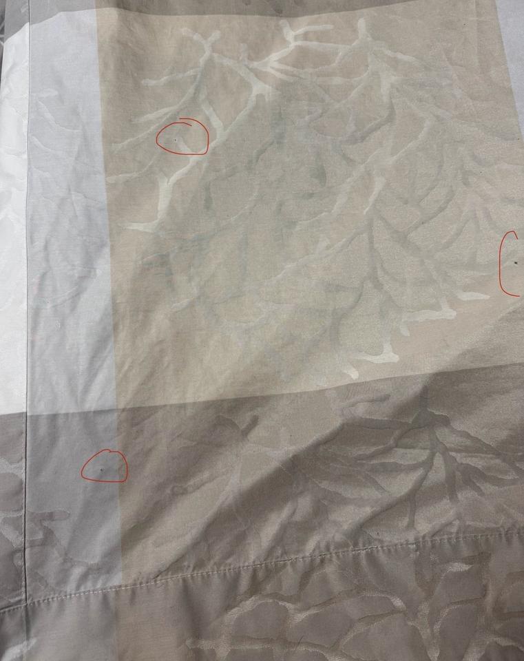 2x Vorhang Gardine kräuselband grau beige weiß 53x245 cm in Hamburg