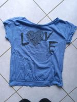 Umstandsshirt T-Shirt hellblau 38 love bonprix Baden-Württemberg - Bad Liebenzell Vorschau