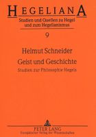 Helmut Schneider: Geist und Geschichte. Peter Lang 1998. Dortmund - Lütgendortmund Vorschau