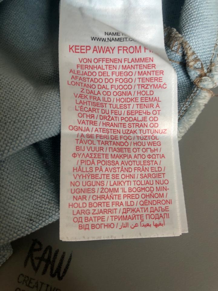Übergangsjacke Jeansjacke Name it 164 cropped Elasthan blau in Braunschweig