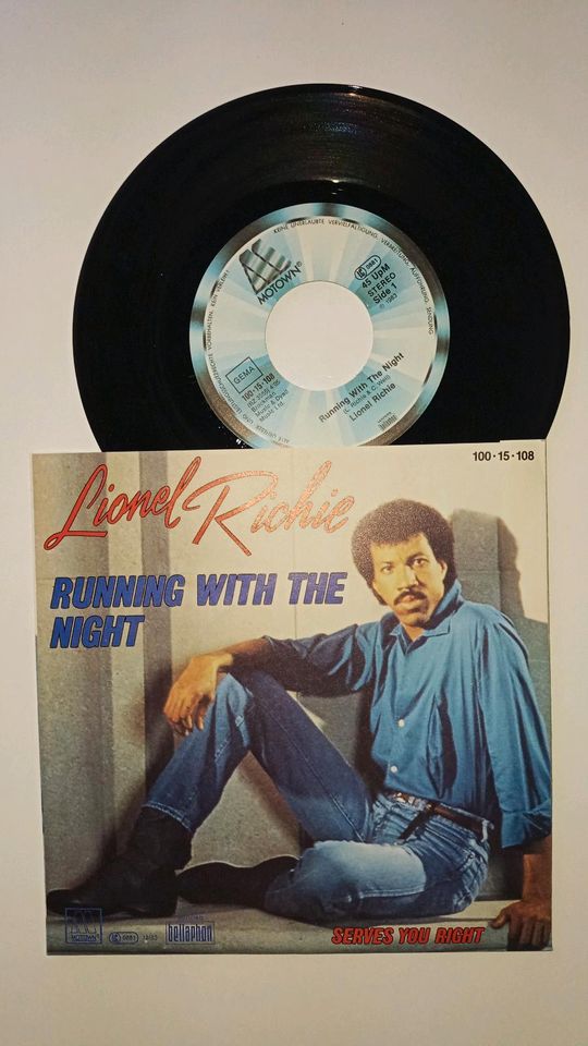 Lionel Richie - Running With The Night - Single Vinyl Schallpatte in Eichendorf