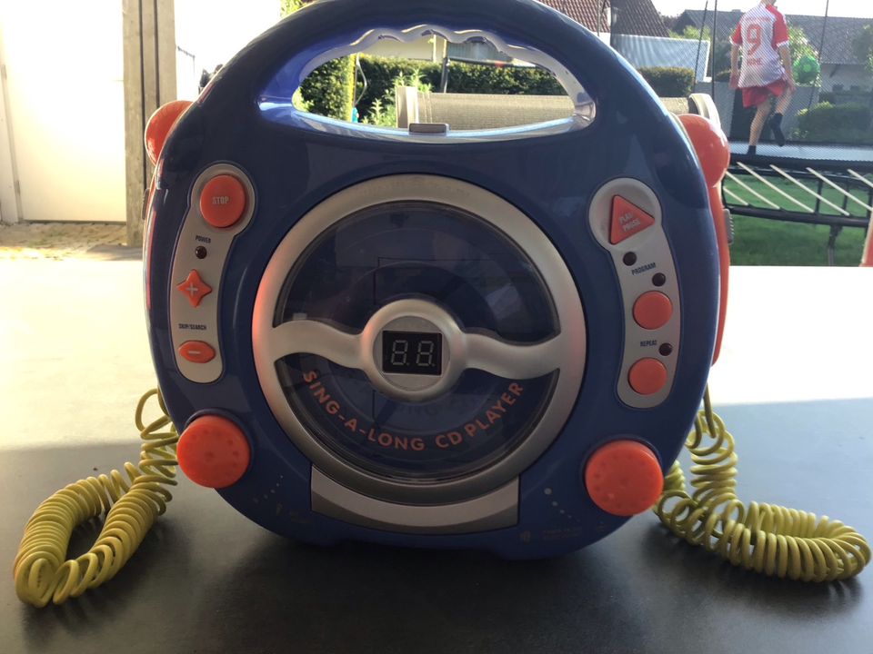 Kinder CD Player mit Karaoke-Funktion in Neuburg a.d. Donau