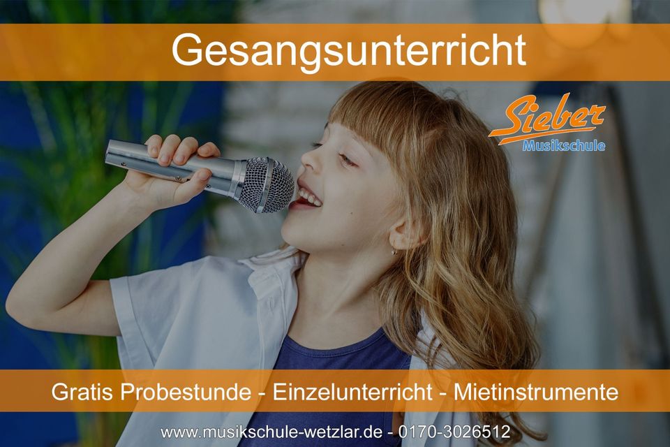 Gesangsunterricht Vocal in Wetzlar in Wetzlar